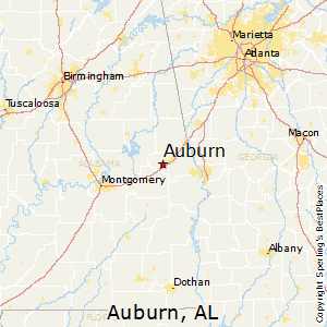 Best Places to Live in Auburn, Alabama