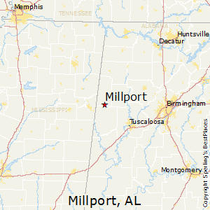 millport alabama map al bestplaces
