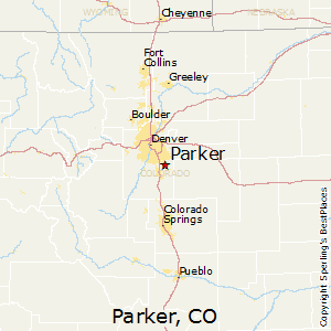 Parker Colorado Zip Code Map - Map