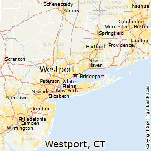 westport connecticut ct map city