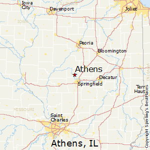 athens illinois map bestplaces