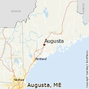 City map Augusta Maine PDF