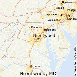 brentwood maryland md map bestplaces city