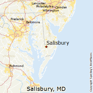 Image result for salisbury city maryland map