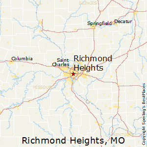 richmond heights missouri warson woods mackenzie city bestplaces map