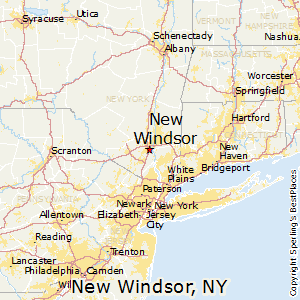 windsor new york map