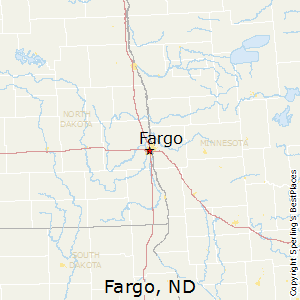 City map Fargo North Dakota PDF