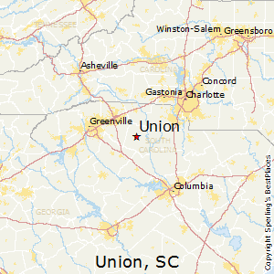 union carolina south sc city map bestplaces