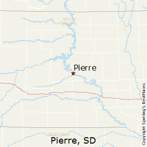 Pdf map Pierre South Dakota
