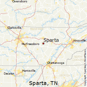 sparta tennessee city tn map bestplaces