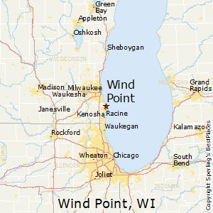Pdf map Wind Point Wisconsin