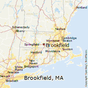 brookfield massachusetts ma map bestplaces