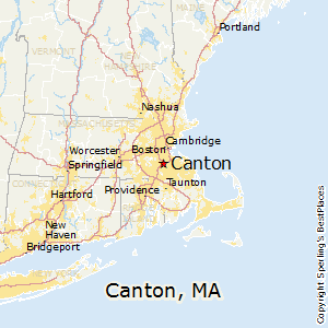 Wooded Area in Canton, Massachusetts