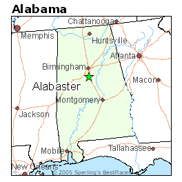 Map Of Alabaster