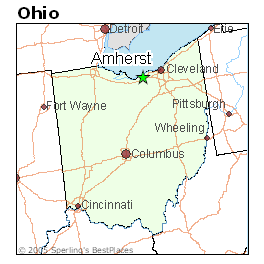 map of amherst