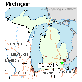 map of belleville