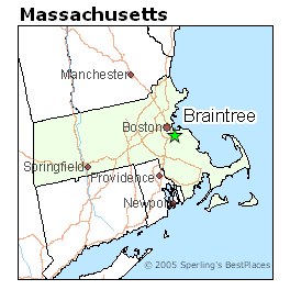 Map Of Braintree