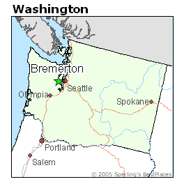 Bremerton Wa Map