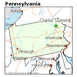 Map Of Clarks_Summit