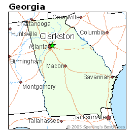 georgia clarkston ga live city map where places valdosta cities macon roswell place toccoa located