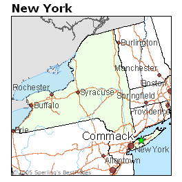 Map Of Commack