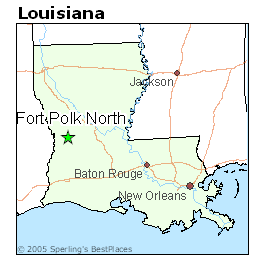 Map Of Fort_Polk_North