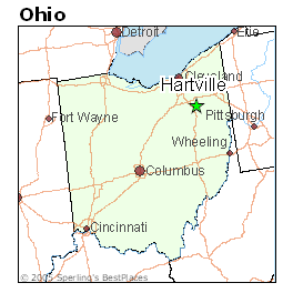 ohio hartville city oh where map live places located county lima fostoria population