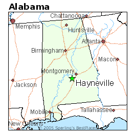 Map Of Hayneville