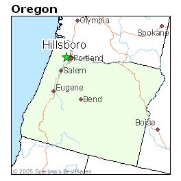 Map Of Hillsboro