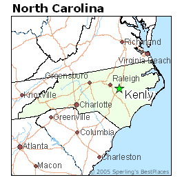 Map Of Kenly