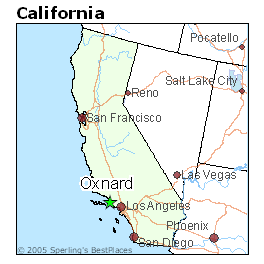 oxnard california map