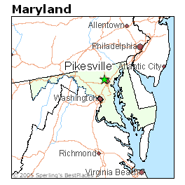 Map Of Pikesville