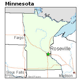 Map Of Roseville