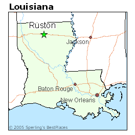 Map Of Ruston
