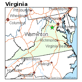 Map Of Warrenton