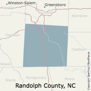 Pdf map Randolph county North Carolina