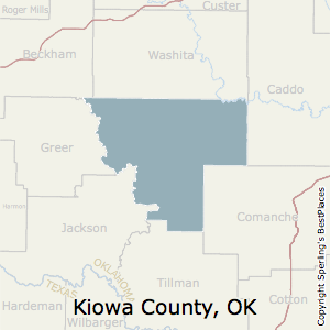kiowa county oklahoma map ok estate real places live bestplaces