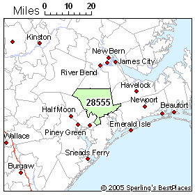 Zip 28555 (Maysville, NC) Cost of Living