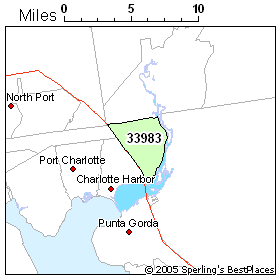 Punta Gorda Fl Zip Code Map - United States Map