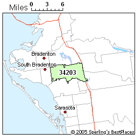 Bradenton Florida Zip Code Map - Map