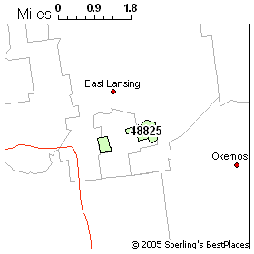 zip lansing michigan east