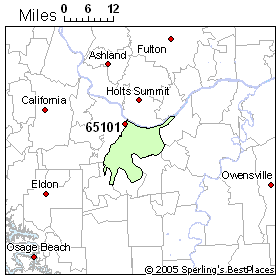 Pdf map Jefferson City Missouri