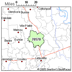 opelousas louisiana map