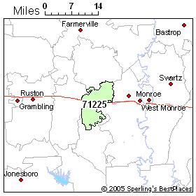 Calhoun (zip 71225), Louisiana Cost of Living