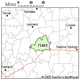Greenville Tx Zip Code Map - Map