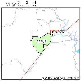 Zip Code Map Beaumont Texas - United States Map