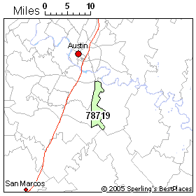 W  US ZIP Code 78719 - Austin, Texas Overview and Interactive Map