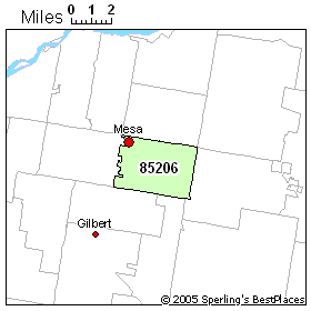 33 Mesa Az Zip Code Map - Maps Database Source