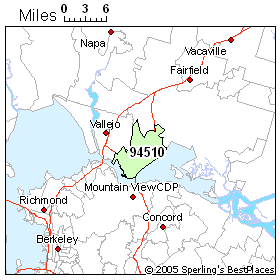 Benicia (zip 94510), California