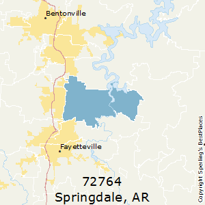 springdale zip arkansas code map ar bestplaces